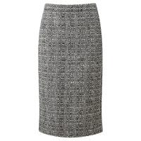 wool pencil skirt blackwhite texture 12