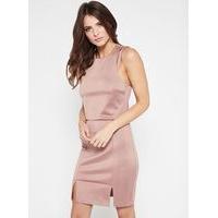 womens pink strappy dress pink