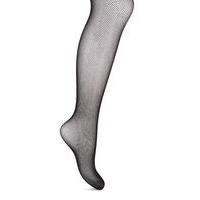 womens micro fishnet tights black