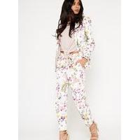 Womens PREMIUM Floral Print Trousers, Assorted