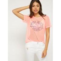 womens fluro pink maui mesh t shirt pink