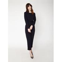 Womens PREMIUM Tie Back Jumpsuit, Navy