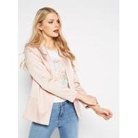 womens pink satin blazer pink