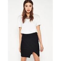 womens black split bandage skirt black