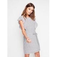 Womens Frill Sleeve Tie Shift Dress, Assorted