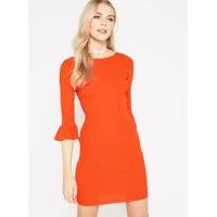 Womens Scoop Back Dry Handle Knitted Dress, Assorted