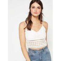 womens ivory daisy bralet ivory