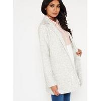 Womens Grey Boyfriend Blazer, Grey