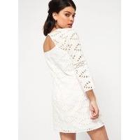 Womens PETITE Schiffley Dress, Ivory