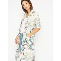 Womens Printed Midi Kimono, Assorted