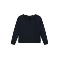Woman\'s back-buttoned sweater in pure organic cotton, HATANO