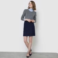 Wool Mix A-Line Skirt
