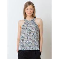 womans libery constantine print top hikji