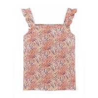 Woman\'s pure cotton top with Liberty Reef print, HIKAWA
