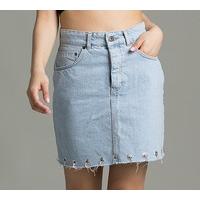 Womens Knuckle Denim Skirt