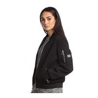 Womens Crew Bonded Mesh Bomber Jacket