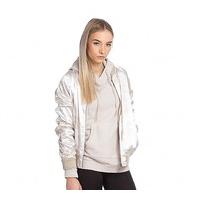 Womens Baby Girl Satin Camo Bomber Jacket