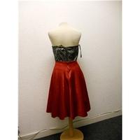Women\'s Red Skirt Ice - Size: 10 - Red - Knee length skirt