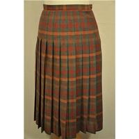 womens pleated skirt country casuals size 14 multi coloured pleated sk ...