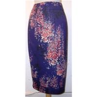 womens skirt ms marks spencer size 12 multi coloured calf length skirt