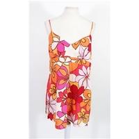 Woolworths Pink Mix Floral Sleeveless Dress Size 12