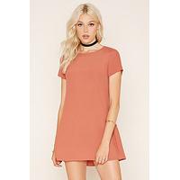 woven t shirt dress