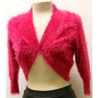 womens shrug jane norman size 12 pink smart jacket coat