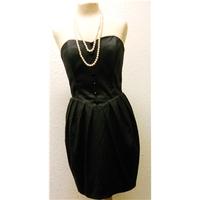 Women\'s Black Dress - Warehouse - Size: 10 - Black - Strapless dress