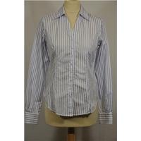 Women\'s striped shirt. TM Lewin - Size: 8 - White - Long sleeved shirt