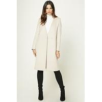 Wool-Blend Surplice Coat