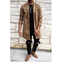 Wool-Blend Overcoat