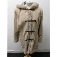 Women\'s Coat River Island - Size: 14 - Beige - Casual jacket / coat