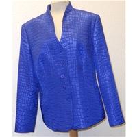 womens jacket gerry weber size 16 blue smart jacket coat