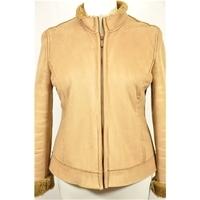 Women\'s faux sheepskin jacket. per una - Size: 12 - Beige - Casual jacket / coat