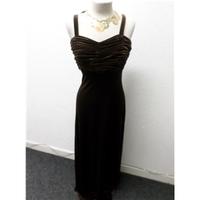 Women\'s evening dress Ariella - Size: 10 - Brown - Long dress
