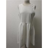 Women\'s dress Cotton on L - Size: L - Cream / ivory - Sleeveless