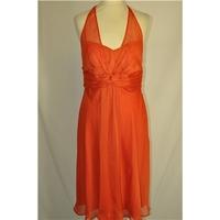Women\'s halter neck dress. Debenhams - Size: 10 - Orange - Halter-neck dress