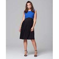 wolf whistle colour block dress