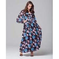 Wolf & Whistle Chiffon Maxi Dress