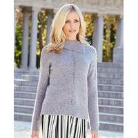 Wool Mix Roll Neck Jumper