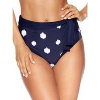 womens ladies swimwear polka dot spot print high waist tummy control b ...