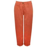 Women\'s Ladies petite size slim leg light stretch pure cotton summer poplin tapered crop trousers