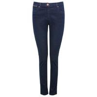 Women\'s Ladies Light Stretch Cotton Slim Leg Ankle Grazer Denim Jeans with zip detail