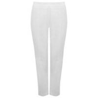 Women\'s Ladies classic soft sateen fabric exposed zip fastening with back pocket details cropped trousers