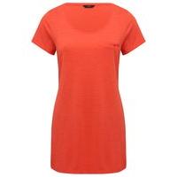Women\'s Ladies plain chest pocket detail pull on stretch cotton blend longline basic top