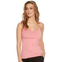 Women\'s Ladies plain essential spaghetti strap holiday cami vest top