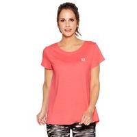 womens ladies training zone loose fit yoga sports crew neck t shirt