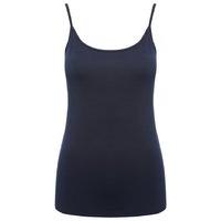Women\'s Ladies viscose stretch jersey plain essential spaghetti strap casual cami vest top