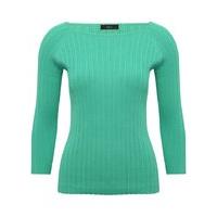 womens ladies slim fit plain three quarter length sleeve fine knit rib ...