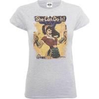 wonder woman t shirt justice league bombshell she can do it official d ...